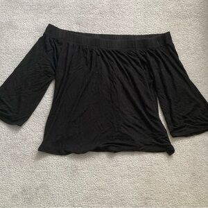 Harlow Black Off-Shoulder Top - S